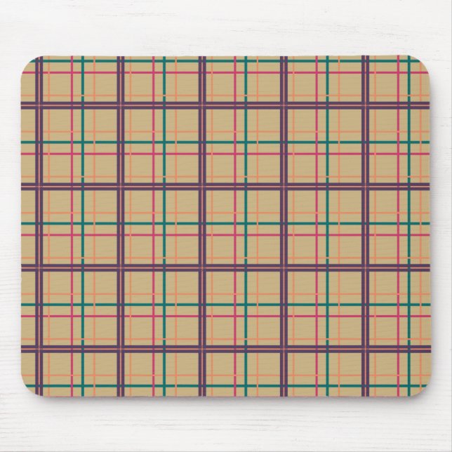 Summer Kariert Mousepad (Vorne)