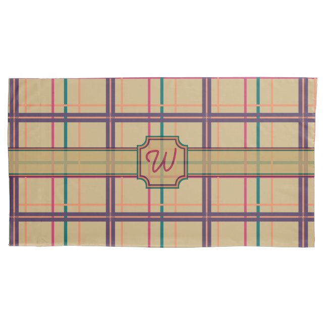Summer Kariert Pillow Case Kissenbezug (Vorderseite)