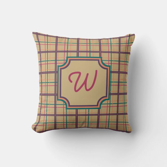 Summer Kariert Pillow Kissen (Vorderseite)