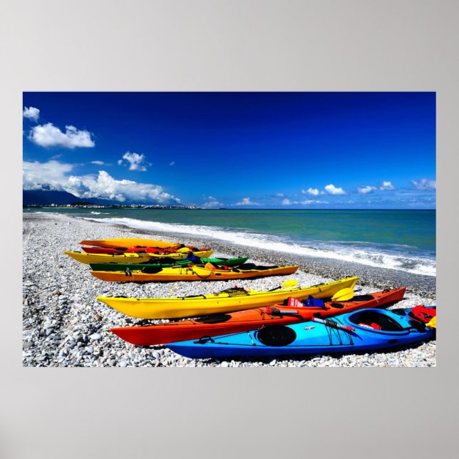 Summer Kayaking Poster (Vorne)