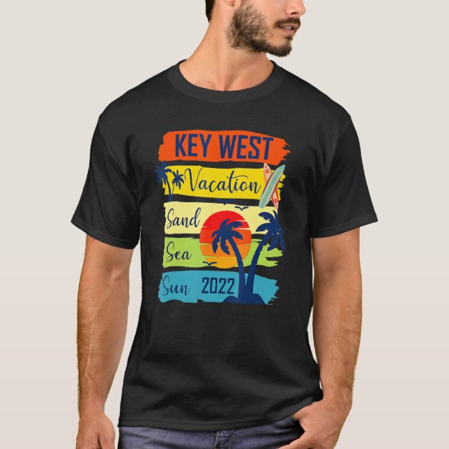 Summer Key West Florida Beach Urlaub 2022 Matchi T-Shirt (Vorderseite)