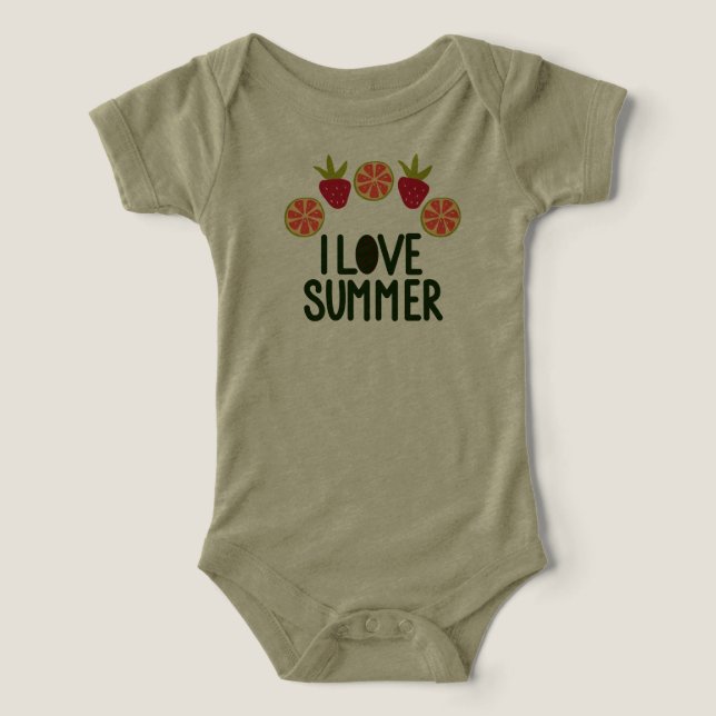 Summer Kids Niedlich Frucht (Design Vorderseite)