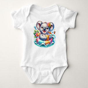 Summer Koala Sublimation-97702 Baby Strampler