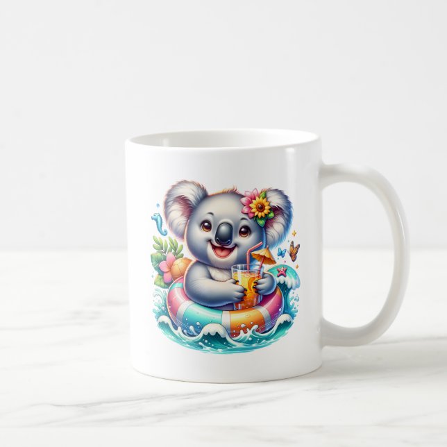 Summer Koala Sublimation Clipart-97702 Kaffeetasse (Rechts)