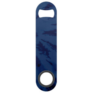 Summer Künstlerisch Navy Blue Gefärbte Krawatte Sw Speed Flaschenöffner