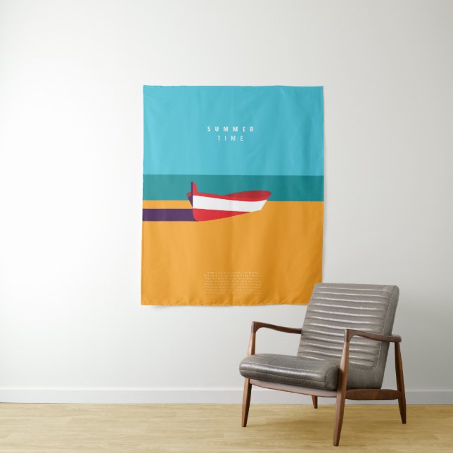 Summer Layout Poster Wandteppich (Beispiel)