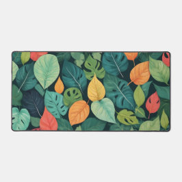 Summer Leaf Desk Mat Schreibtischunterlage