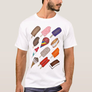 Summer Leckereien Eiscreme LKW Mann Popsizer Pop T-Shirt