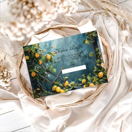 Summer Lemon Blossom Diapper Raffle Begleitkarte