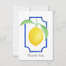 Summer Lemon Dankeschön Card Dankeskarte