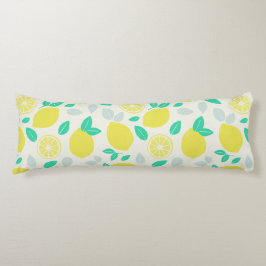 Summer Lemon Muster in Cream Seitenschläferkissen
