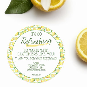 Summer Lemonade Pop by Runder Aufkleber