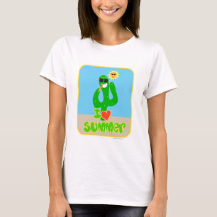 Summer Liebe Cactus Cartoon Spaß Saisonslogan T-Shirt