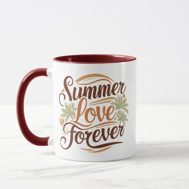 Summer Liebe Forever Tasse (Links)