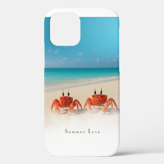 Summer Liebe — iPhone 12 Krabben aus Grobband 2 Hülle