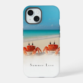 Summer Liebe — iPhone 15 Groß Case 2 Krabben Hülle