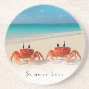 Summer Liebe — Sandstone Beach Untersetzer