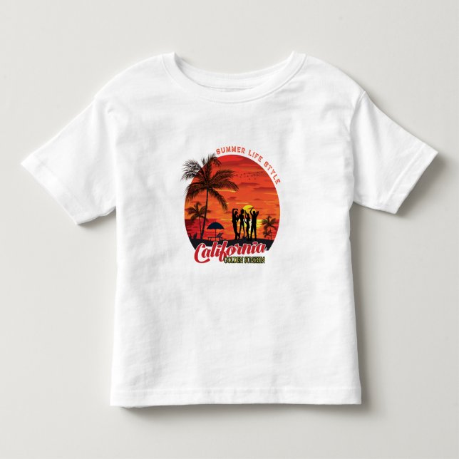 Summer Life Style Kleinkind T-shirt (Vorderseite)