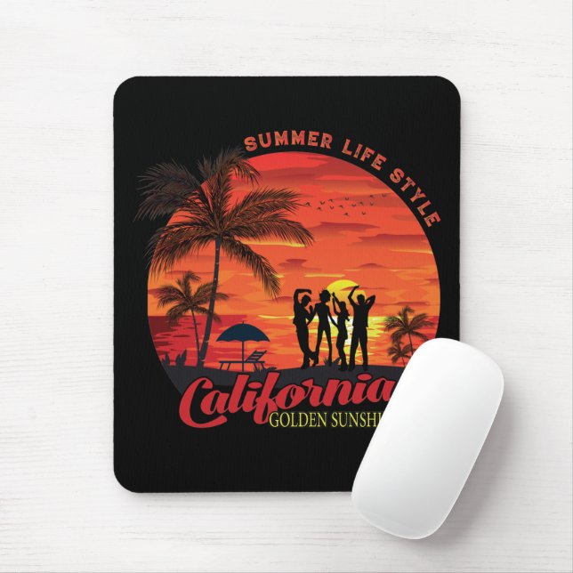 Summer Life Style Mousepad (Mit Mouse)