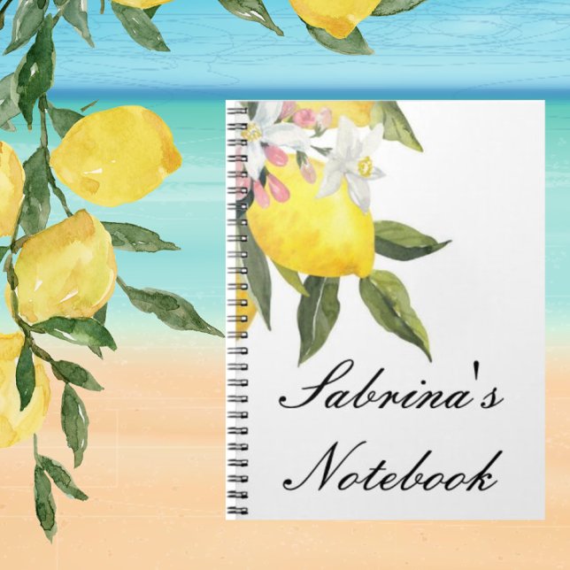 Summer Limoncello Brautparty Notebook Notizblock (Von Creator hochgeladen)