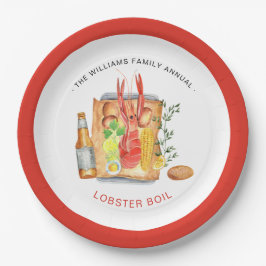 Summer Lobster Boil | Hummer Bake Cookie Pappteller