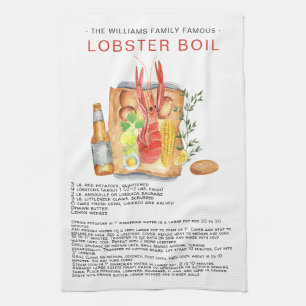 Summer Lobster Boil   Recipe Heirloom Teetuch Geschirrtuch