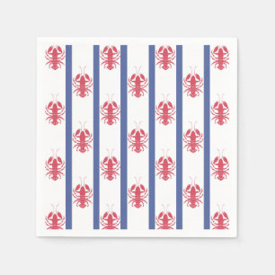 Summer Lobster Theme Paper Napkin Serviette