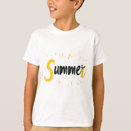 Summer Logo - Summer Text Design T-Shirt