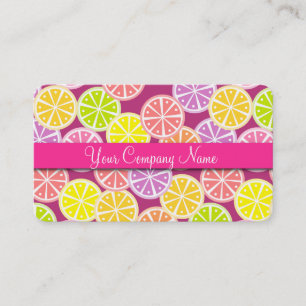 Summer Lollipop Candy Shop Bakery Business Card Visitenkarte