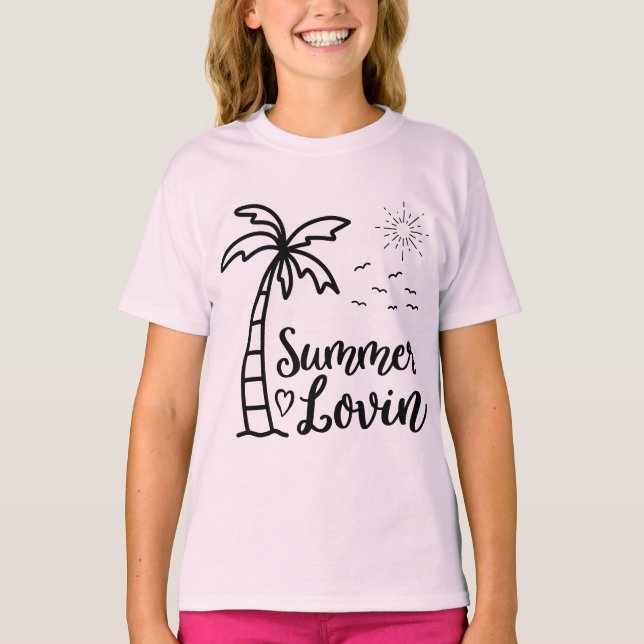 Summer Lovin Beach Vibes T - Shirt (Vorderseite)