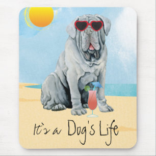 Summer Mastino Mouse Pad Mousepad