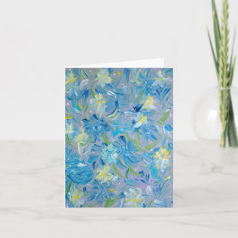 Summer Meadow Floral Note Card Dankeskarte