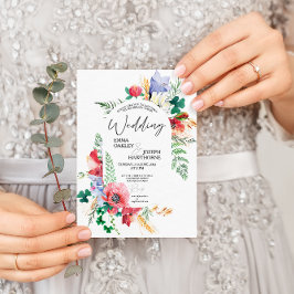 Summer Meadow Wildblume Einladung