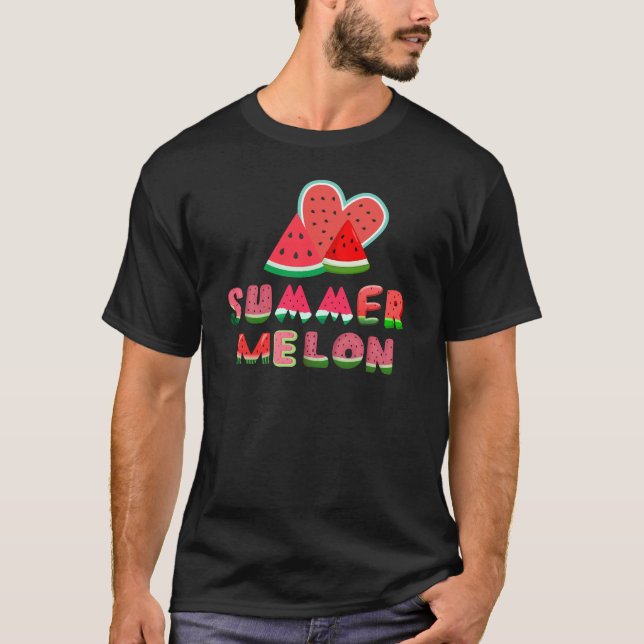 Summer Melon Watermelon T-Shirt (Vorderseite)
