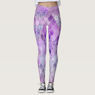 Summer Mermaid Glitzer Scales #14 (Imitate Glitzer Leggings