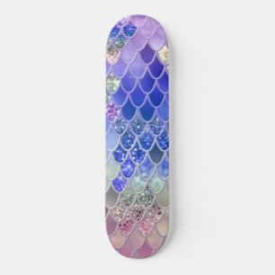 Summer Mermaid Glitzer Scales #3 (Imitate Glitzer) Skateboard