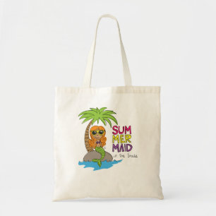 Summer Mermaid Niedlich Tote Bag Tragetasche