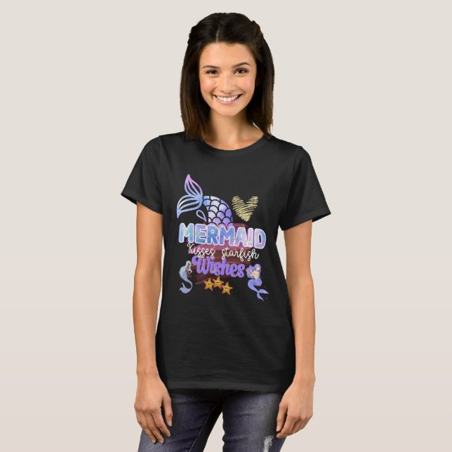 Summer Mermaid Waterfall T-Shirt (Vorne ganz)