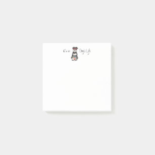 Summer Miniature Schnauzer Post-it Notes Klebezettel