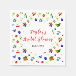 Summer Mixed Berries Brautparty Serviette