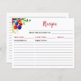 Summer Mixed Berries Rezept Card