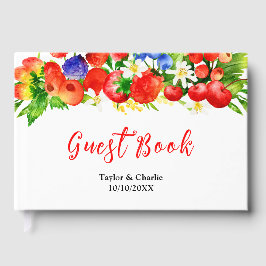 Summer Mixed Berries Wedding Gästebuch