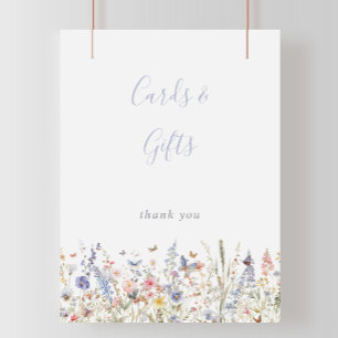 Summer Multicolor Wildblume Karten und Geschenke Z Poster