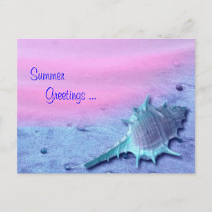 Summer Muschel Postcard Postkarte