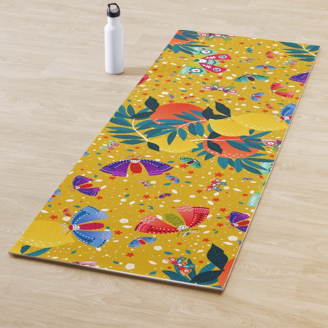 Summer Natural Citrus Grove Yogamatte (Beispiel)