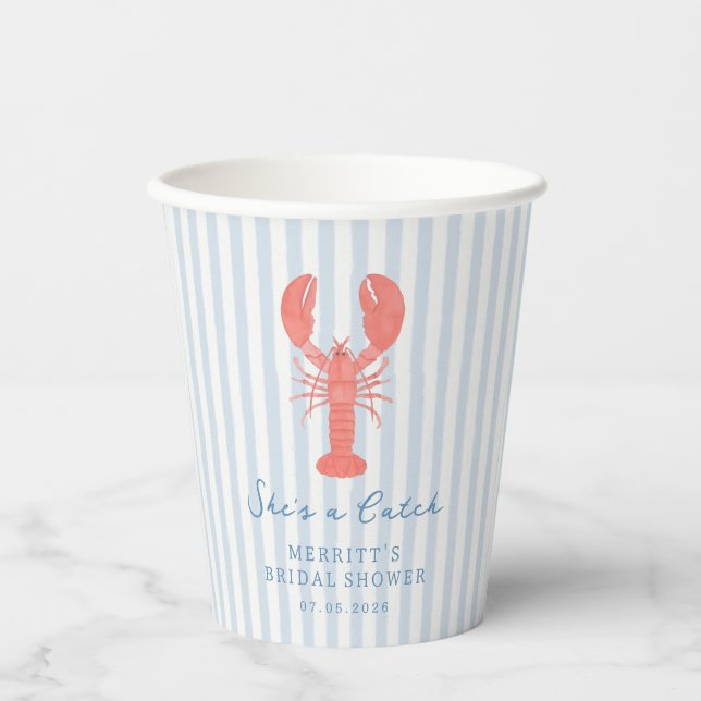 Summer Nautic Hummer Brautparty Paper Cups Pappbecher (Vorderseite)