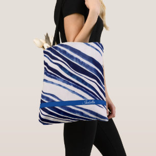 Summer Navy Blue Boat Populäre Stripes Collection
