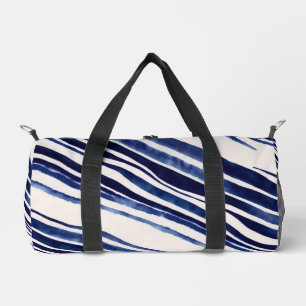 Summer Navy Blue Boat Populäre Stripes Collection Duffle Bag