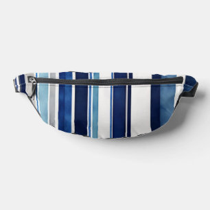 Summer Navy Blue Popular Boat Stripes Collection Bauchtasche