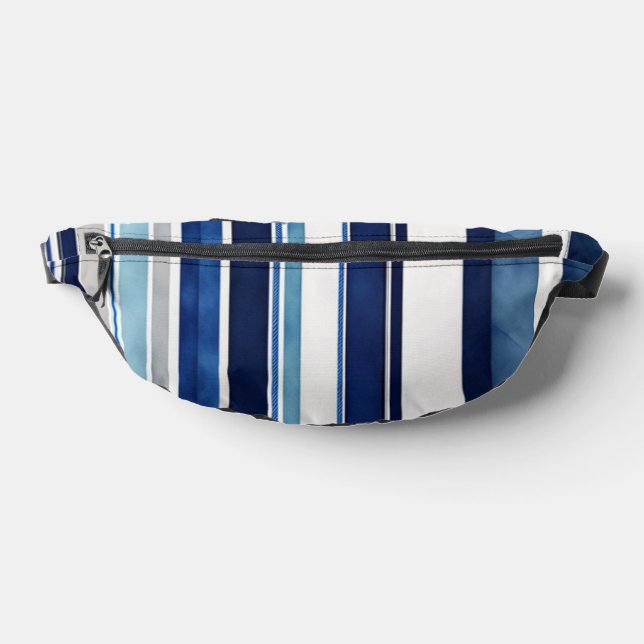 Summer Navy Blue Popular Boat Stripes Collection Bauchtasche (Ablage )